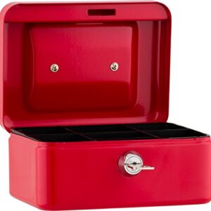 Caisse à monnaie Sax: Pratique & Compacte, 15.2x8x11.5cm!