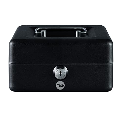 Caisse à monnaie Yale YCB/080/BB2 : 15x12x8 cm, Monnayeur, Noir.