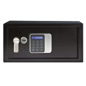 Coffre-Fort Hôtel à Serrure Electronique 100K Comb., Emmurer | 24L, 20x43x35cm, Noir