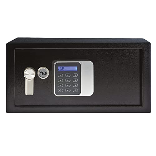 Coffre-Fort Hôtel à Serrure Electronique 100K Comb., Emmurer | 24L, 20x43x35cm, Noir