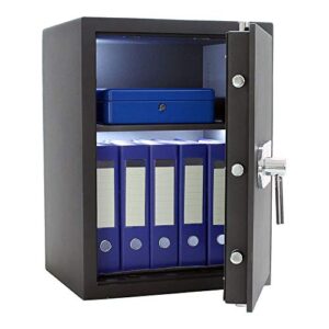Coffre-Fort MAGNETIQUE Ignifuge Secureo Falcon 4 | Serrure à clé | 7 Dossiers