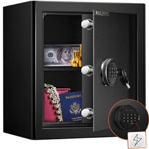 Coffres-forts à emmurer : 38,5L, WASJOYE, Serrure Électronique, Antichoc!