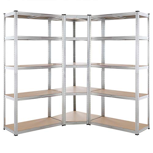 Lot de 3 Étagères Armoire pour Produits Dangereux, Max 875kg/Étagère!
