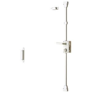 Mallettes Blindées: Serrure Verticale Multipoints Bricard 3 Points, Blanc