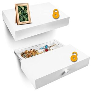 Minis et Petits Coffres-forts | Étagère Secrète à Cachette Secrète | 30cm x 60cm | Avec Clé